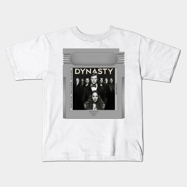 Dynasty Game Cartridge Kids T-Shirt by PopCarts